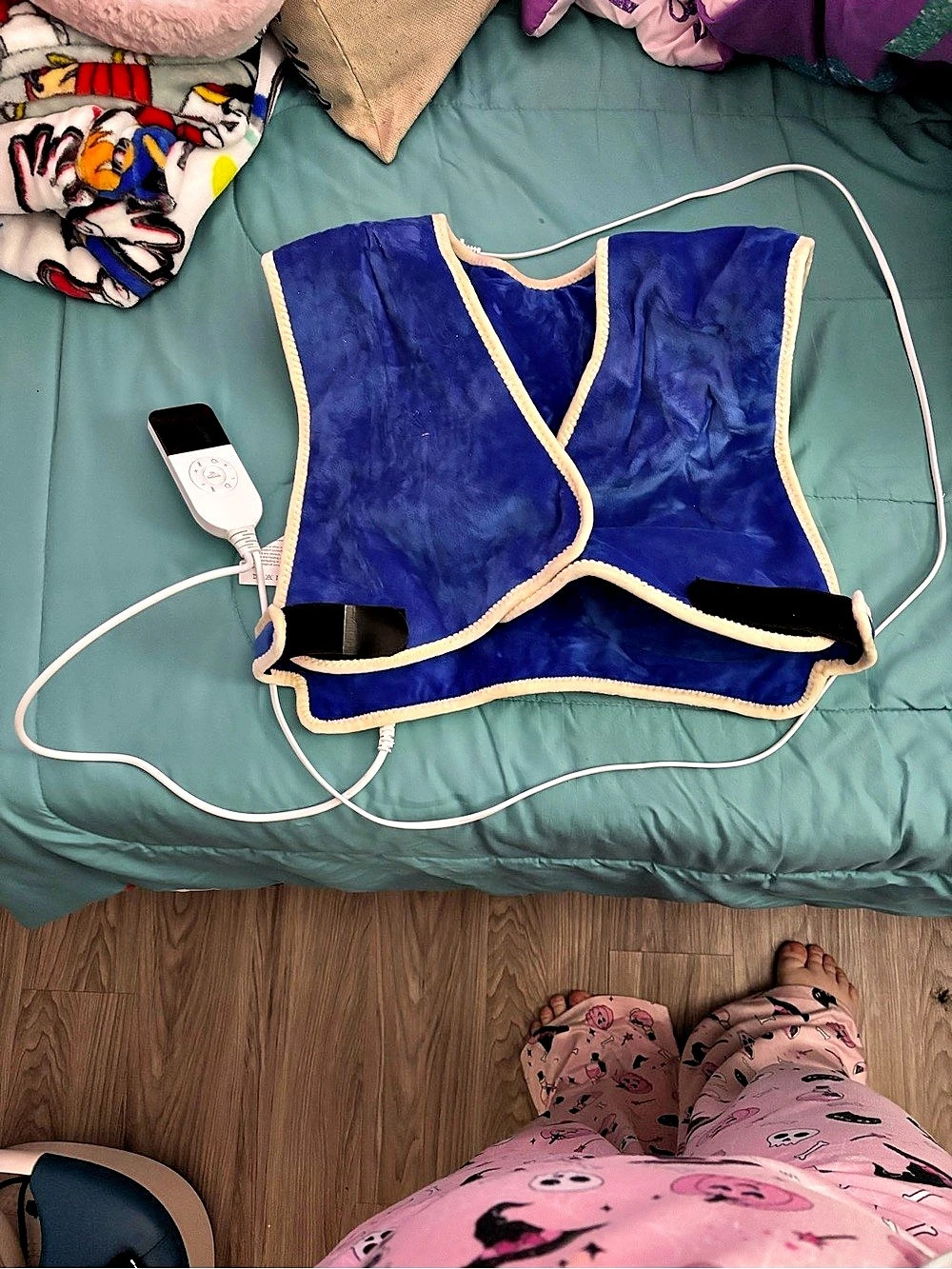 Electric Heating Pad Vest with Controller